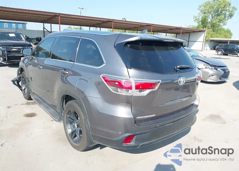 2015 Toyota Highlander Limited Platinum V6 из США, поврежденный, VIN 5TDYKRFH1FS109345